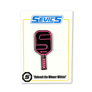 Sevics Pink Paddle Lapel Pin