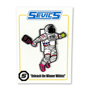 Cosmic Pickleball Astronaut Lapel Pin