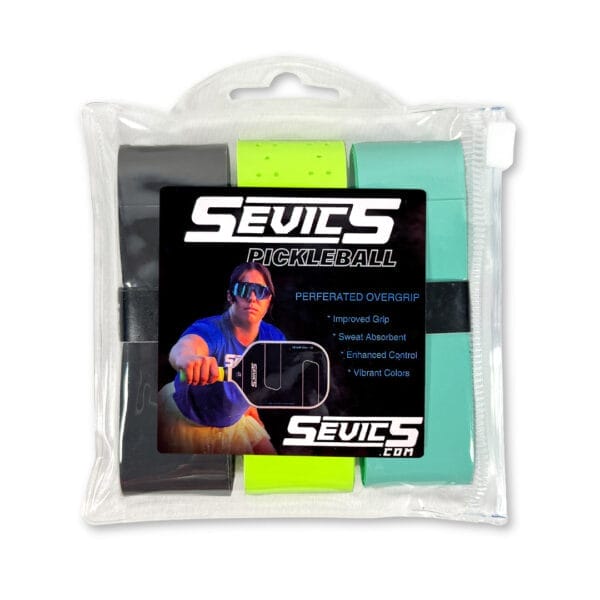 Overgrip Black/teal/neon green