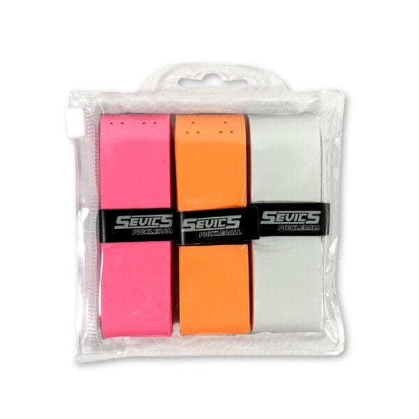 Overgrip White/orange/pink back